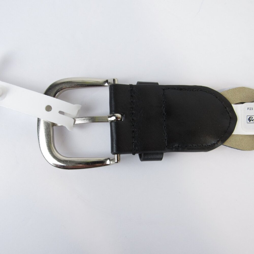 Time and Tru Women's Stud Link Braid Black Belt Women's Size XL - Picture 8 of 10